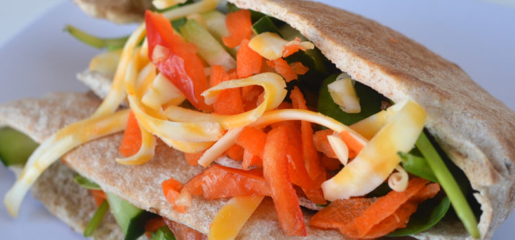 Овощи в лаваше